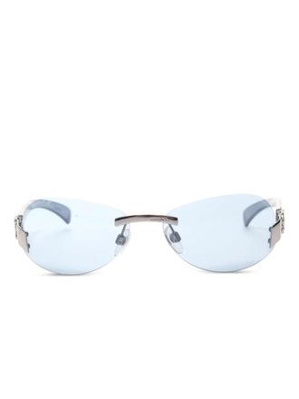 Chanel 2000s rimless sunglasses - Grijs