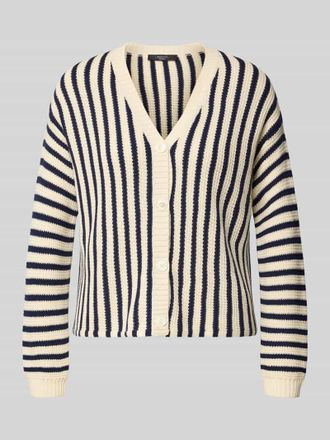Max Mara Regular Fit Strickjacke aus reiner Baumwolle Modell NICCHIA in Dunkelblau, Gr&ouml;&szlig;e XXL