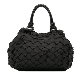 Prada Tessuto Weave Tote Tweedehands