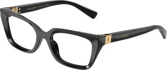 Dolce & Gabbana Optisch Montuur - Dames - Brillen - Zwart - 53 MM - Accessoires