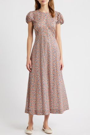 D&ocirc;en Rhodia Floral Maxi Dress in Jardin Du Soleil at Nordstrom, Size Xx-Small