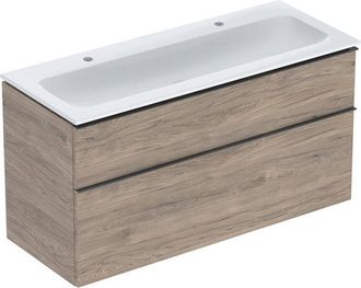 Keramag Geberit Icon Set Mueble Lavabo Con Mueble Bajo Lavabo, 2 Cajones