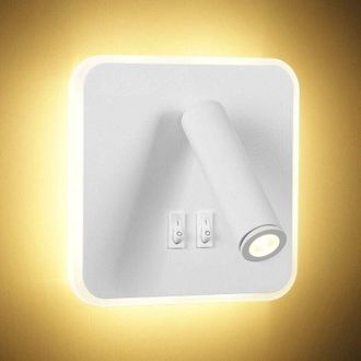 OEM Applique Murale Led - 8 W - 3000 K - Orientation 350 Grados - Para Dormitorio Y Sal&oacute;n - 1 Unidad