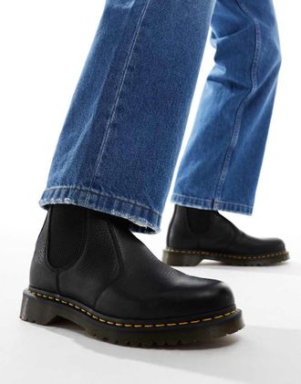 Dr. Martens Dr. Martens - 2976 - Stivaletti Chelsea neri con interno in pelliccia-Nero