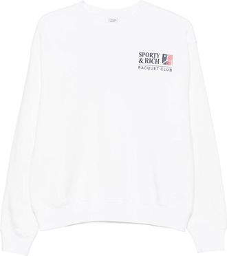 Sporty & Rich Logo-print Sweatshirt