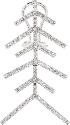 Kamushki 14K White Gold Wishbone Diamond Earrings - Womens - 14kt White Gold/Diamond