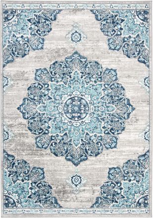 Safavieh Alfombra Azul Marino/Gris 160 X 229 cm