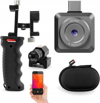 OEM C&aacute;mara Termogr&aacute;fica Infiray Xtherm T2l Con Tr&iacute;pode Y L&aacute;ser, Aplicaci&oacute;n Para Android, Usb C