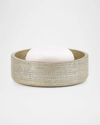 Labrazel Woven Metallic Soap Dish