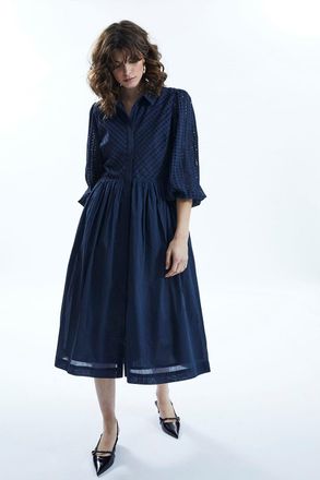 James Lakeland Broderie Anglaise Midi Dress
