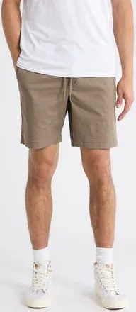 Volcom Road Trip Stretch Cotton Shorts in Mushroom at Nordstrom Rack, Size X-Large