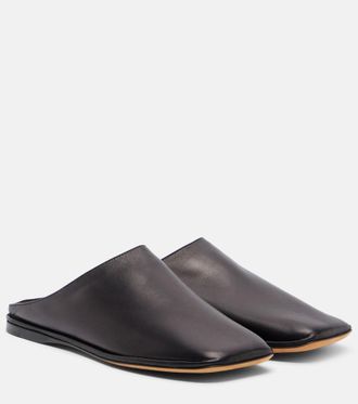 The Row Piper leather mules