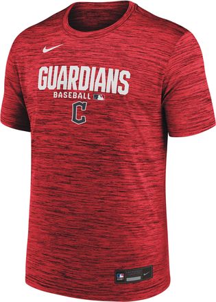 Nike Cleveland Guardians Authentic Collection Nike Mens Dri-FIT MLB T-Shirt in Red | 02ER62QGUA-RMG