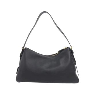 Prada Pre-owned Soft Grain schoudertas - Dames - Pre-owned - Zwart - Maat: ONE Size Leer