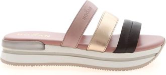 Hogan Triple Strap Sandals
