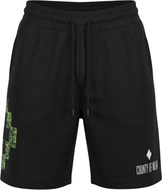 Marcelo Burlon Cotton Bermuda Shorts - Black