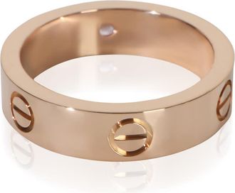 Cartier Pre-Owned Cartier Rose Gold Sapphire Love Ring