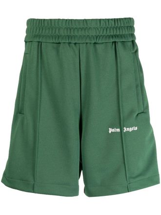 Palm Angels New Classic trainingsshorts met borduurwerk - Groen
