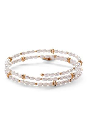 Alex and Ani Rice Pearl Wrap Bracelet at Nordstrom