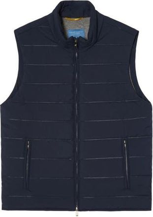 Robert Talbott Driver Quilted Vest in Navy at Nordstrom, Size Xx-Large