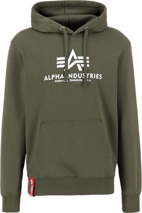 Alpha Industries Hoodie ALPHA INDUSTRIES Basic Hoodie BL, Herren, Gr. S, dunkelgr&uuml;n, Obermaterial: 80% Baumwolle, 20% Polyester, regular fit, Sweatshirts Hoodie