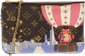 Louis Vuitton Pre-owned Clutches, female, Multicolor, Size: ONE SIZE Pre-owned Monogram Pochette Shoulder Bag