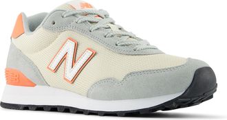 New Balance Sneaker NEW BALANCE 515, Damen, Gr. 36,5, sea salt, orange, Leder, Synthetik, Textil, Schuhe Sneaker