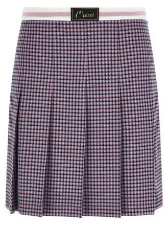 Marni Purple Houndstooth skirt