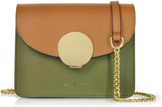 Le Parmentier Handbags - Dames - Schoudertassen - Groen - ONE Size - Leer - Tassen