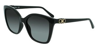 Ferragamo SF 1026S 001 Mens Sunglasses Black Size 54