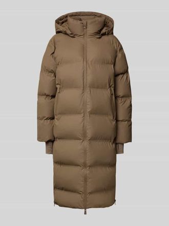 Neo Noir Neo Noir Steppmantel mit Kapuze Modell Viviana in Hellbraun, Gr&ouml;&szlig;e 36