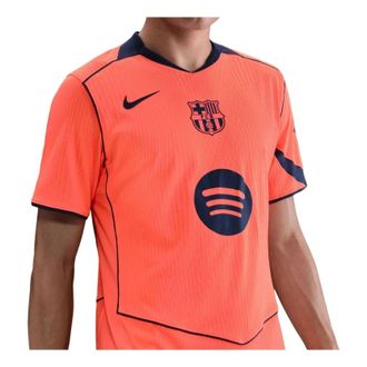 Nike x F.C. Barcelona 2025/26 Match Third Dri-FIT ADV Total 90 Authentic T-Shirt Bright Mango Midnight Navy HM3193-855