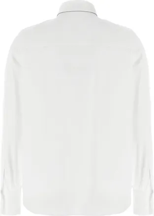 Brunello Cucinelli Womens White Cotton Blouse