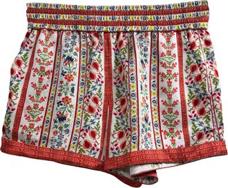 Alice & Olivia Alice + Olivia Tandy Floral-Print Shorts in Multicolor Polyester
