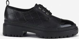 AGL Mary Quilted Lace Up in Black at Nordstrom, Size 39.5