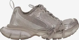 Balenciaga Taupe Lace Up Sneakers