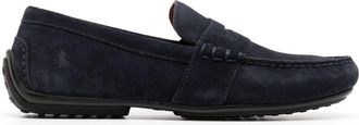 Polo Ralph Lauren penny-slot calf-leather loafers - men - Calf Leather/PVC/Other fibres/Calf Leather - 10.5 - Blue