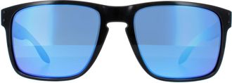 Oakley Square Mens gepolijst zwarte prizm saffier zonnebril
