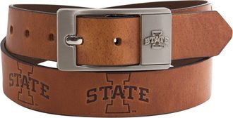 Eagles Wings Iowa State Cyclones Brandish Leather Belt in Brown at Nordstrom, Size 34