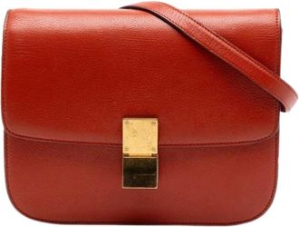 Celine Pre-owned Cross Body Bags, female, Red, Size: ONE SIZE Pre-owned Vintage Crossbody Bag
