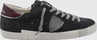 Philippe Model Sneakers basse Paris in pelle con effetto usurato e logo Scudetto