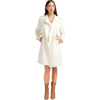 Belle & Bloom Palm City Wool Blend Coat in Cream at Nordstrom, Size X-Small Au