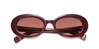 Etnia Barcelona Cala Blanca Sun BX Womens Sunglasses Burgundy Size 53