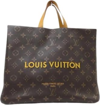 Louis Vuitton Pre-owned Vintage Monogram Tote Bag - Dames - Vintage Shopper - Bruin - ONE Size - Vintage