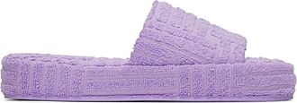 Bottega Veneta Geometrische Spons Resort Slide - Dames - Sandalen - Paars - 36 EU - Schoenen