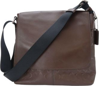 Coach Brown Leather Shoulder Bag (Pre-Owned)