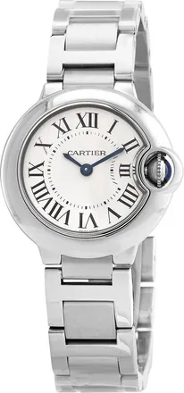 Cartier Pre-owned Cartier Ballon Bleu Quartz Silver Dial Ladies Watch WSBB0067