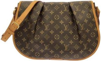 Louis Vuitton Pre-owned Monogram Menilmontant Schoudertas - Dames - Vintage Schoudertas - Bruin - ONE Size - Vintage