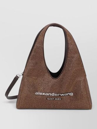 Alexander Wang mini crystal hobo bag