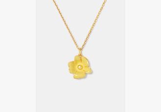 Kate Spade New York Golden Bloom Flower Pendant